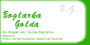 boglarka golda business card